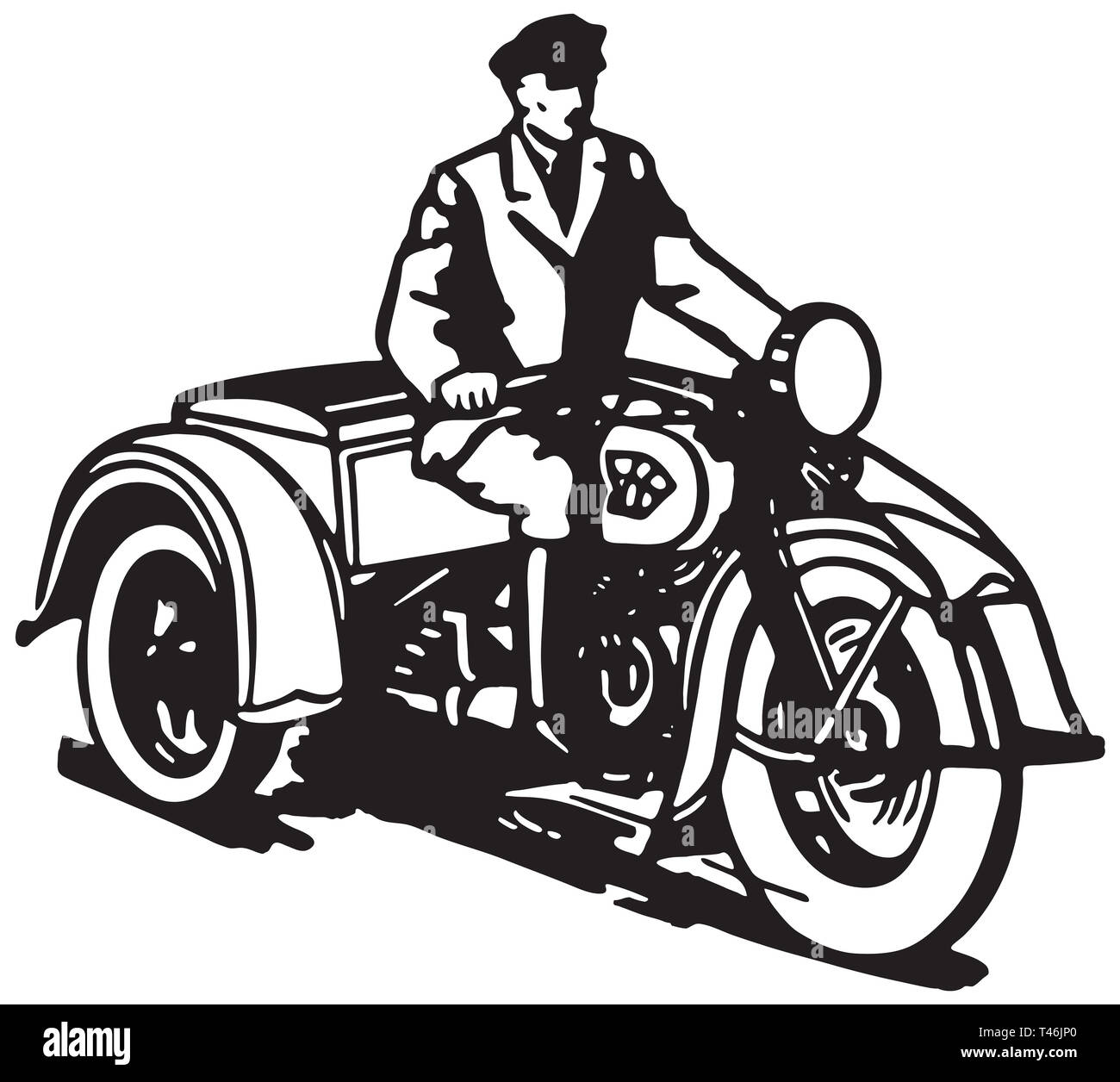 Moto trois roues Banque D'Images