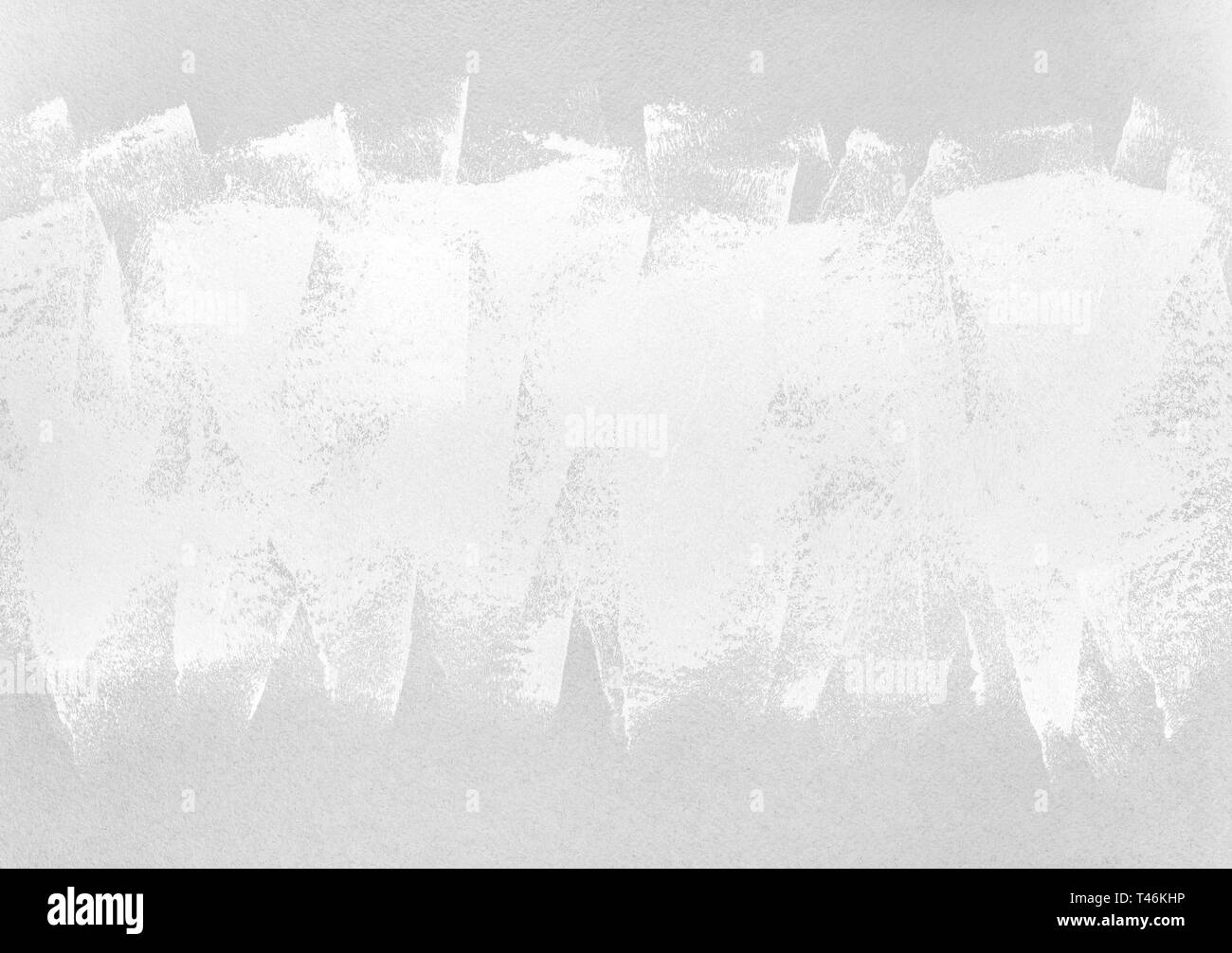 Peint à la main en acrylique blanc rough frame with copy space Banque D'Images