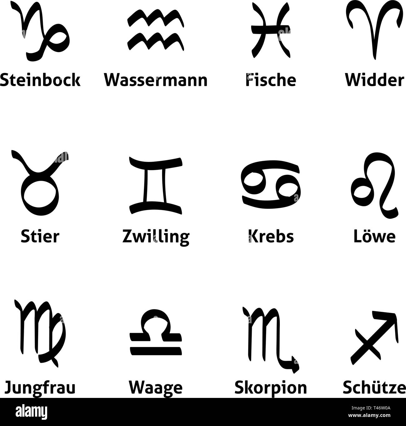 Horoscope, tarot, horoscope, star, avenir, destin, Bélier, vierge, Scorpion, Poissons Illustration de Vecteur