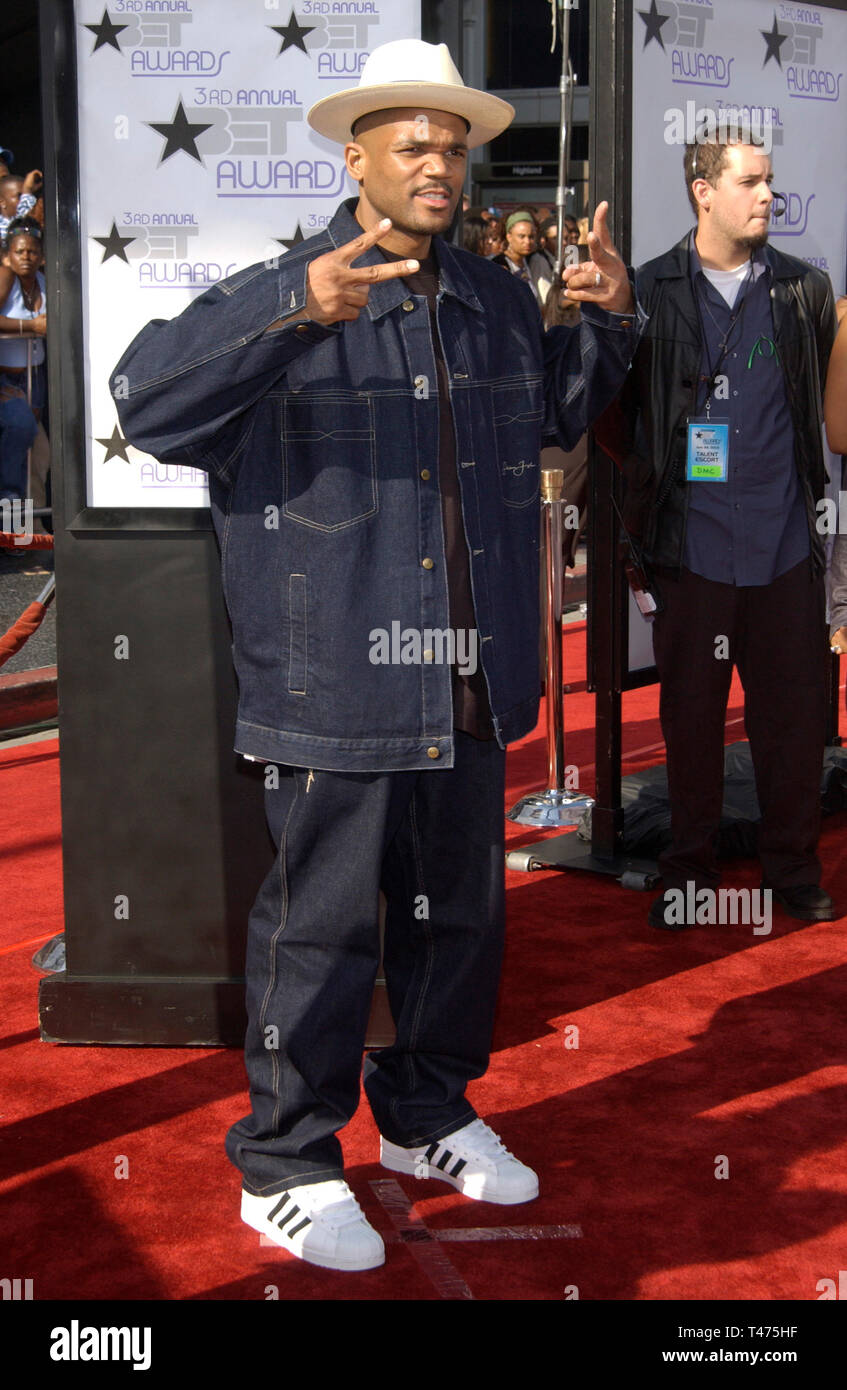 LOS ANGELES, CA. 24 juin 2003 : Joseph Simmons (RUN) de Run-DMC à la 3e réunion annuelle des BET (Black Entertainment TV) Récompenses au Kodak Theatre, à Hollywood. Banque D'Images