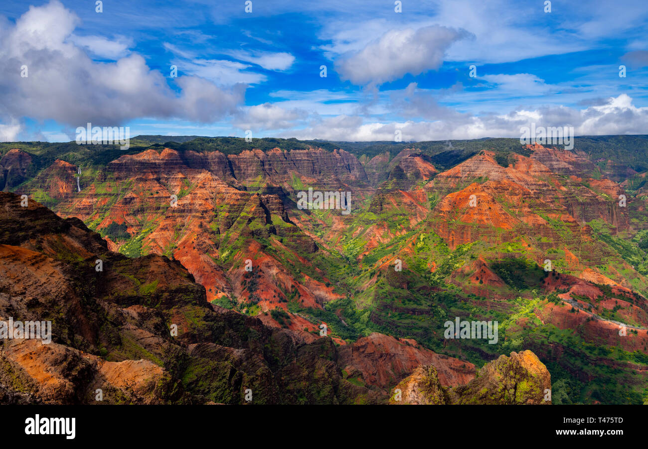 Waimea Canyon, Kauai, Hawaii Banque D'Images