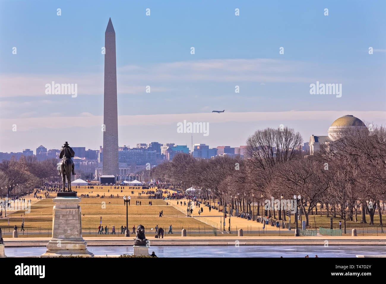 Washington Monument obélisque United States of America Banque D'Images