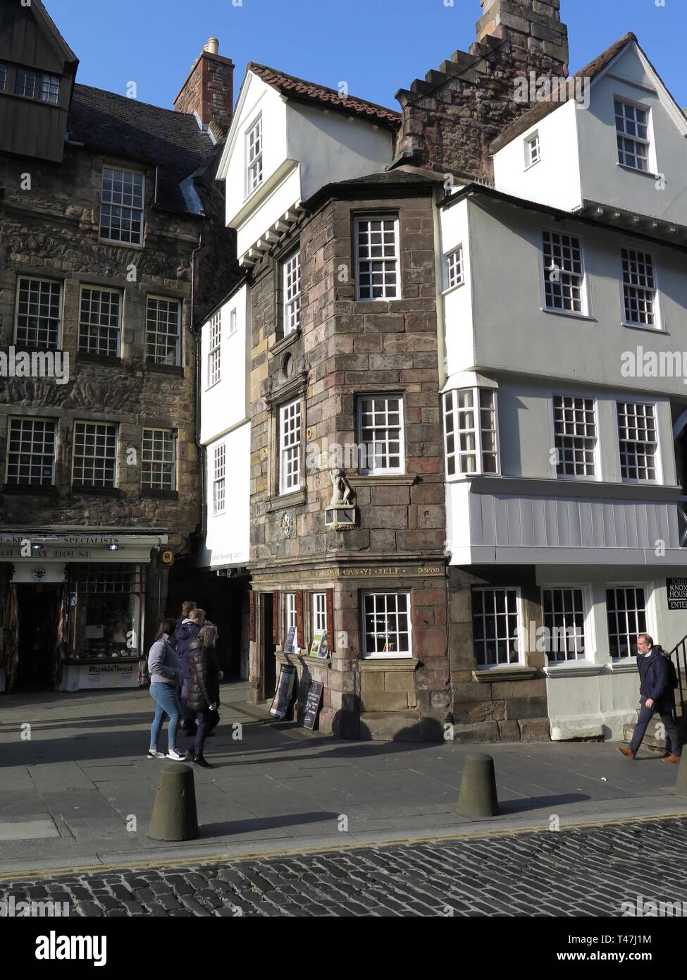 Ecosse : Edimbourg John Knox House Banque D'Images