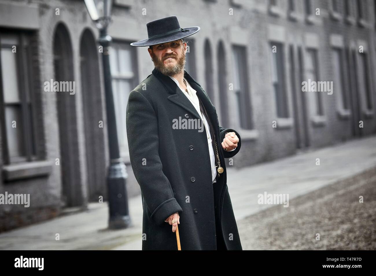 TOM HARDY dans pointu oeillères (2013). Saison 4 Episode 4. Credit : British Broadcasting Corporation (BBC) / Album Banque D'Images