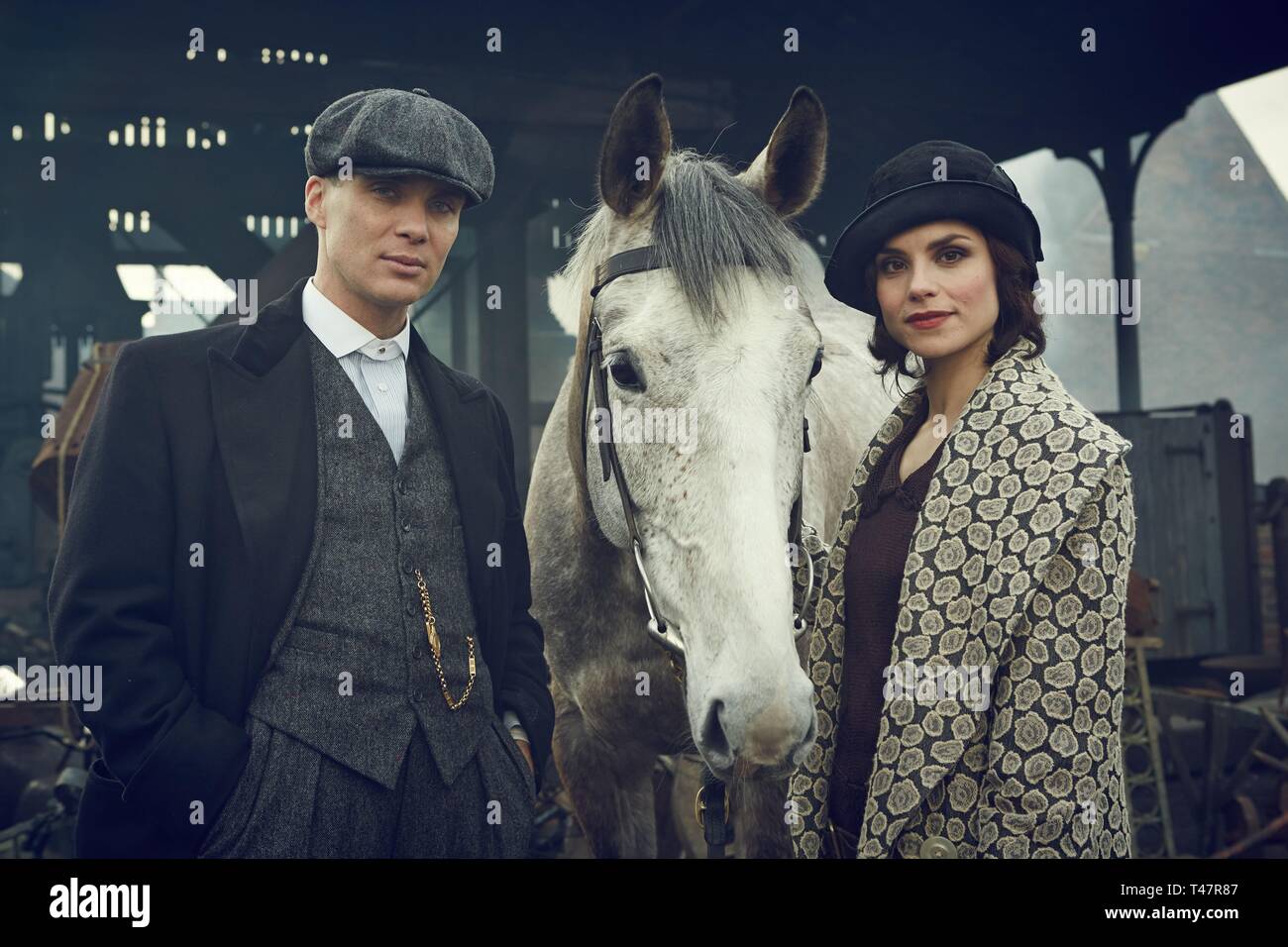 CILLIAN MURPHY en pointu oeillères (2013). Saison 2 Épisode 4. Credit : British Broadcasting Corporation (BBC) / Album Banque D'Images