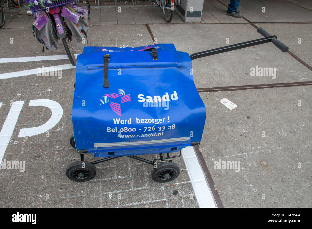 L'entreprise postale Sandd à Amsterdam aux Pays-Bas 2019 Banque D'Images