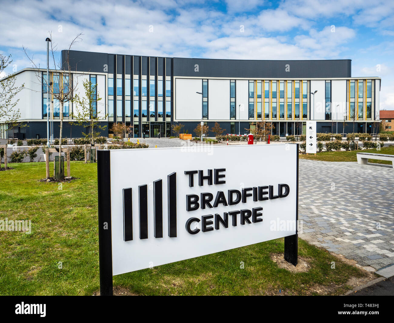 Le Centre de Bradfield Cambridge - £20millions de deep tech espace de travail collaboratif sur Cambridge Science Park, maison à plus de 60 sociétés ont ouvert en 2017. Banque D'Images