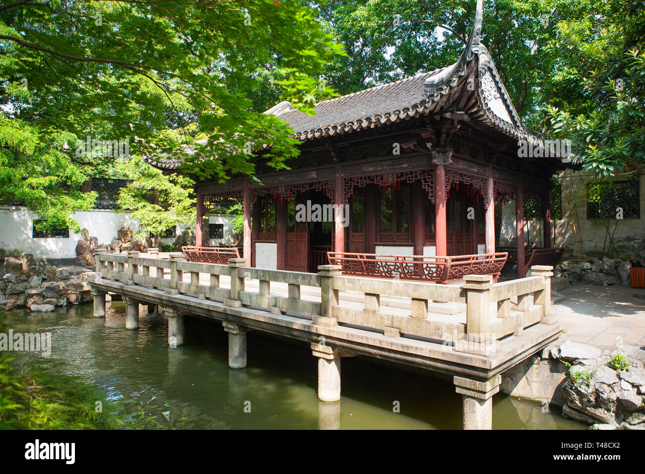 Le Jardin Yu, Shanghai, Chine Banque D'Images