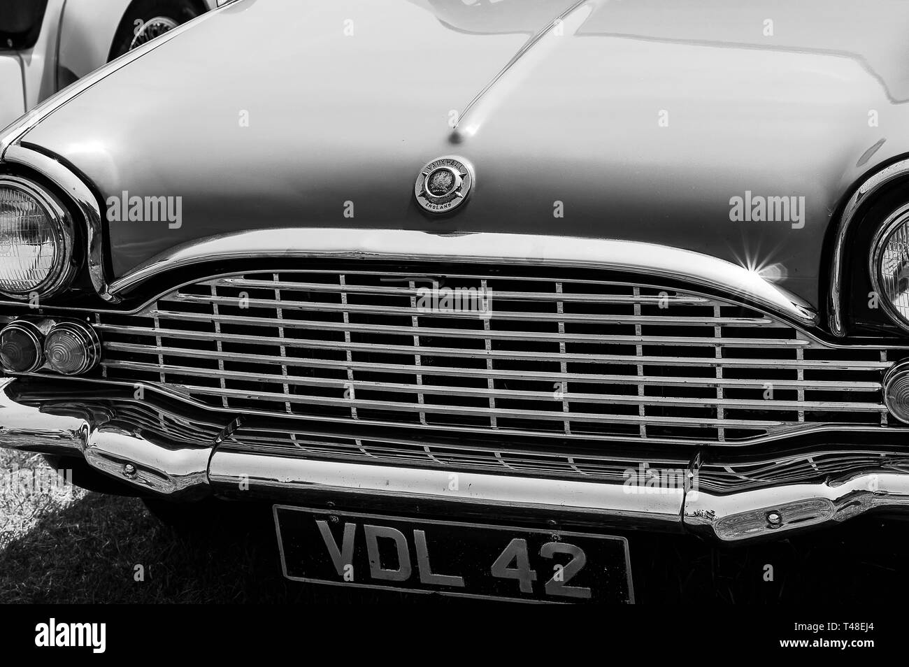 1960 Vauxhall Velox sur un affichage à une exposition de voiture Banque D'Images
