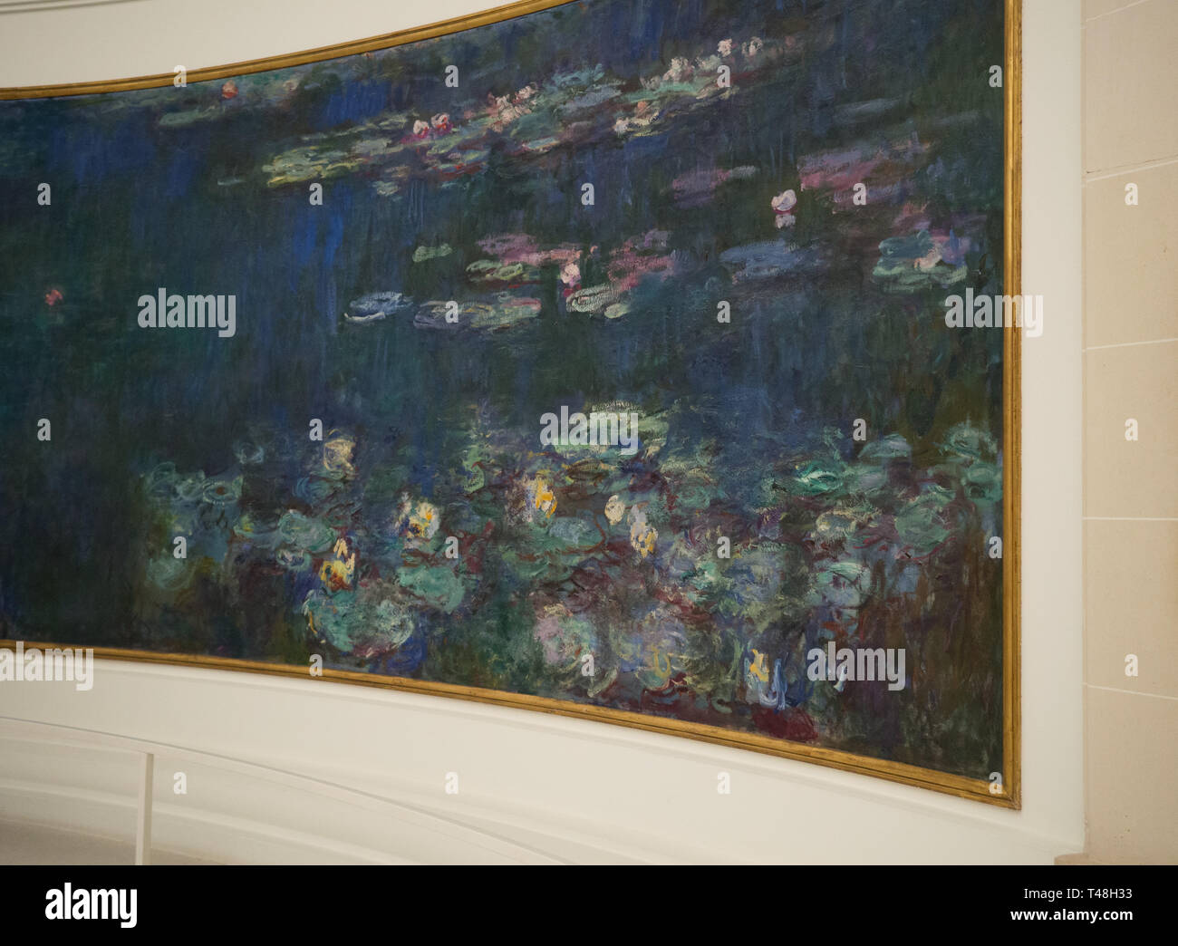 Claude monets nénuphars musée de lorangerie Banque de photographies et ...