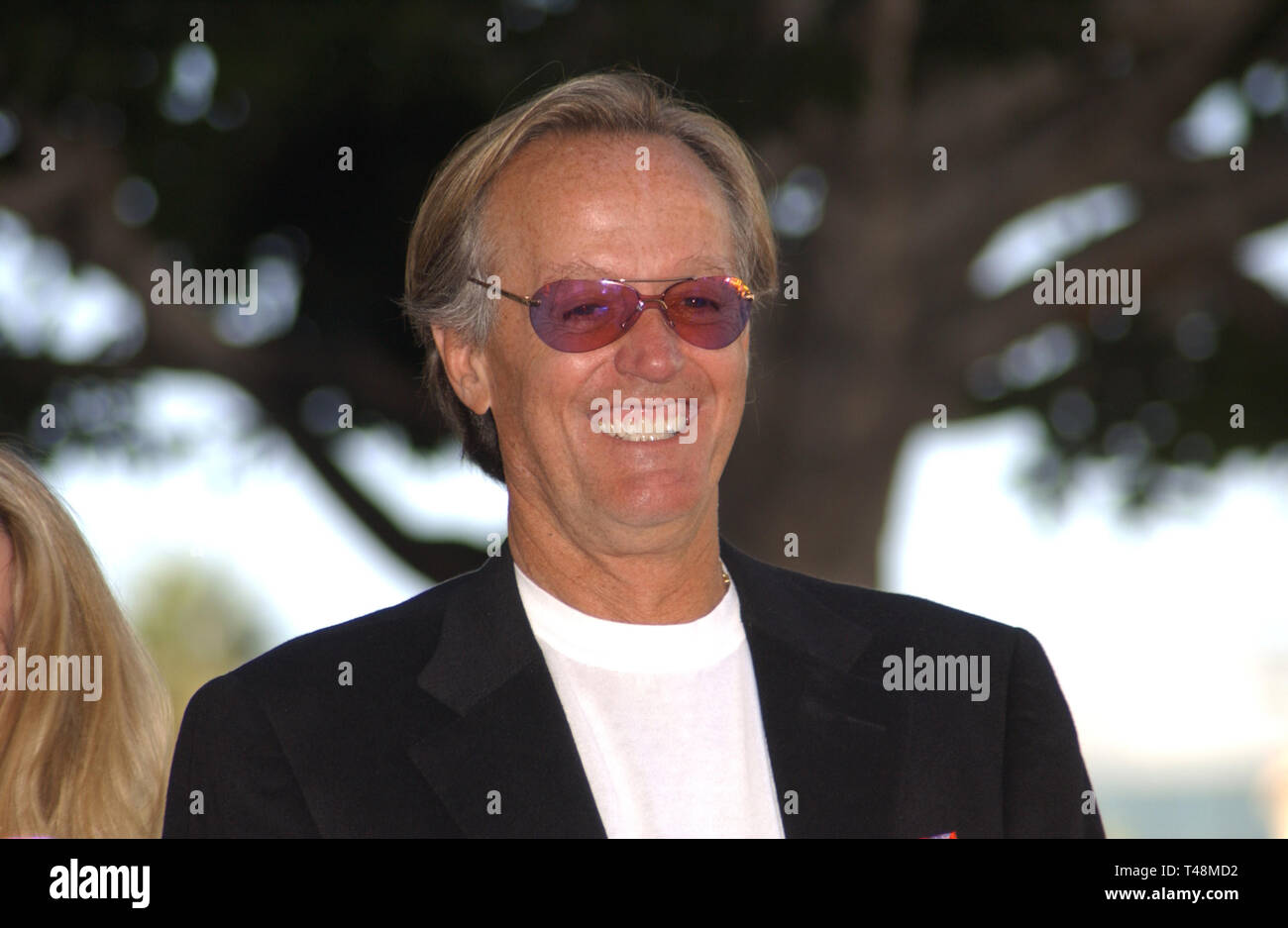 LOS ANGELES, CA. 22 octobre 2003 : l'acteur Peter Fonda sur Hollywood Boulevard où il a été honoré avec le 2,241e étoile sur le Hollywood Walk of Fame. Banque D'Images