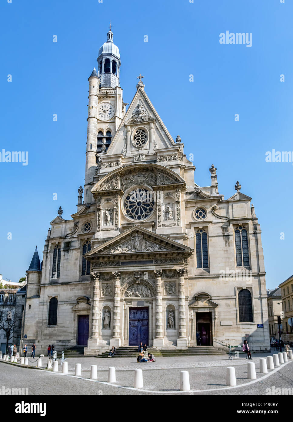 Saint-Etienne-du-Mont church in Paris, France Banque D'Images