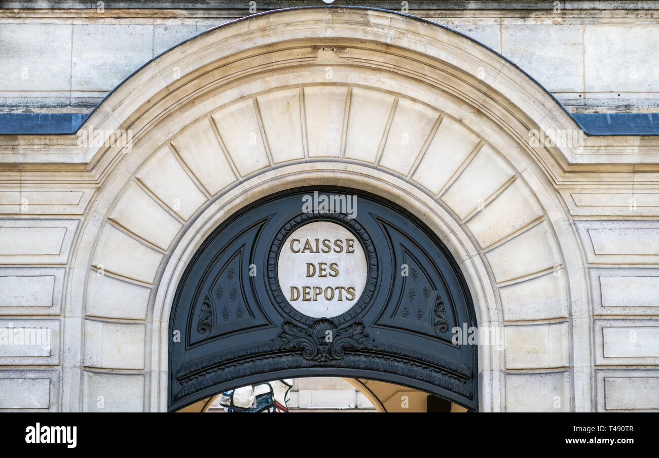 Caisse des depots et consignations Banque de photographies et d’images à haute résolution Alamy