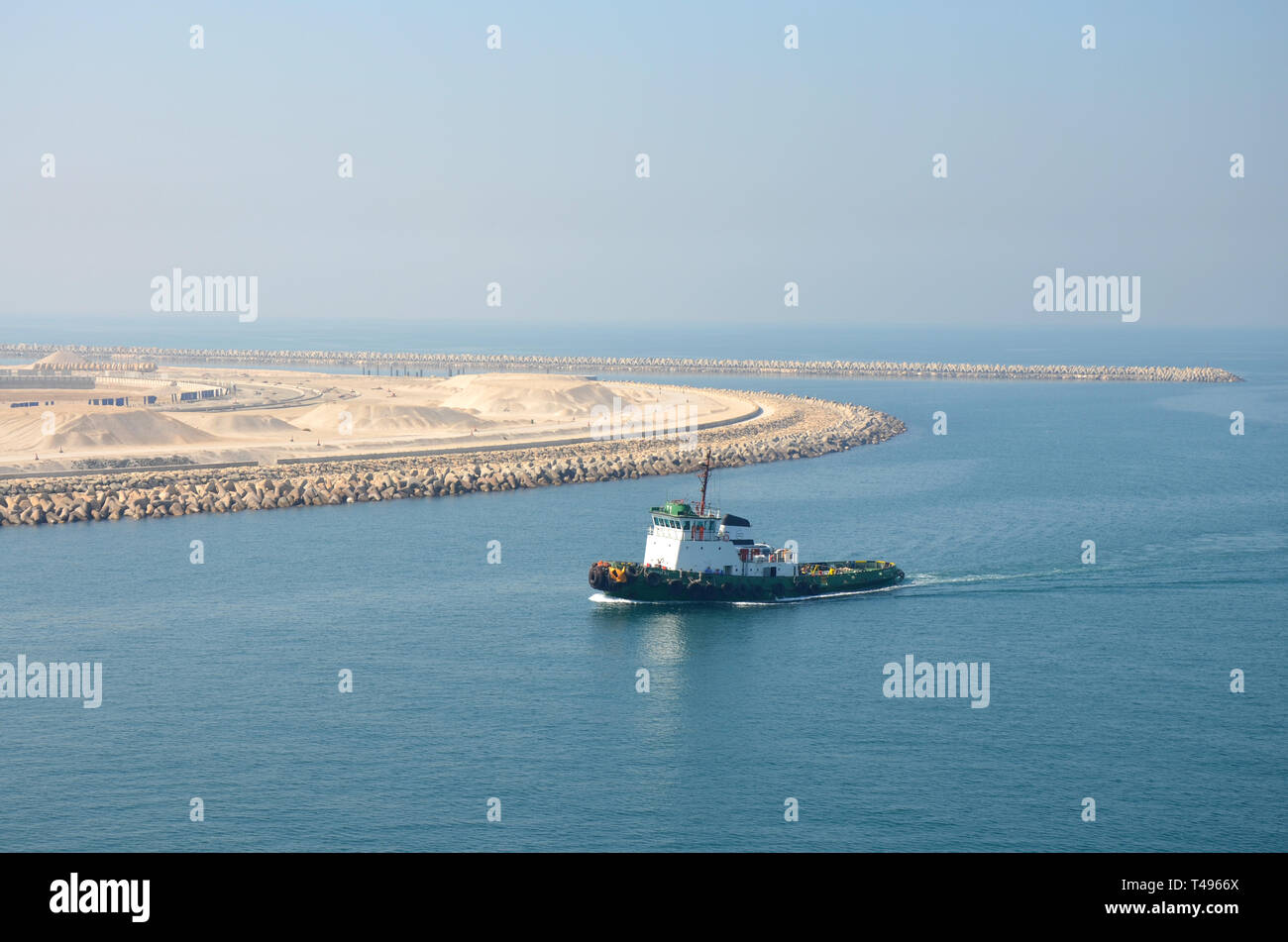 La protection de l'océan port de Dubaï Banque D'Images