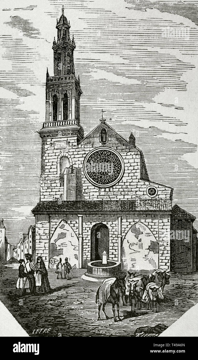 Cordoue, Andalousie, espagne. Eglise de Saint Laurent (San Lorenzo