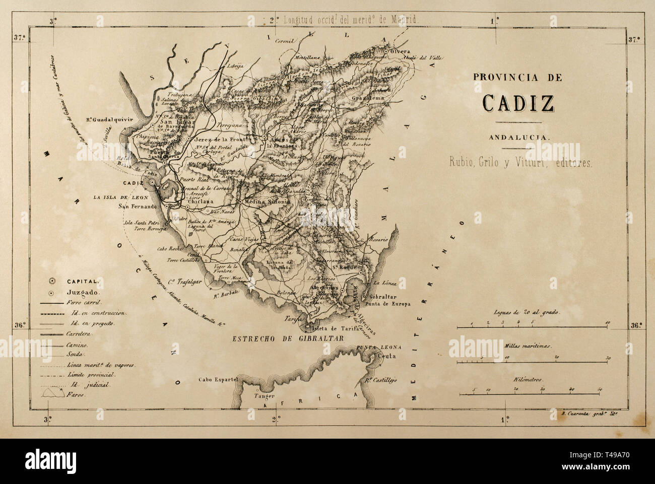 cadiz españa carte