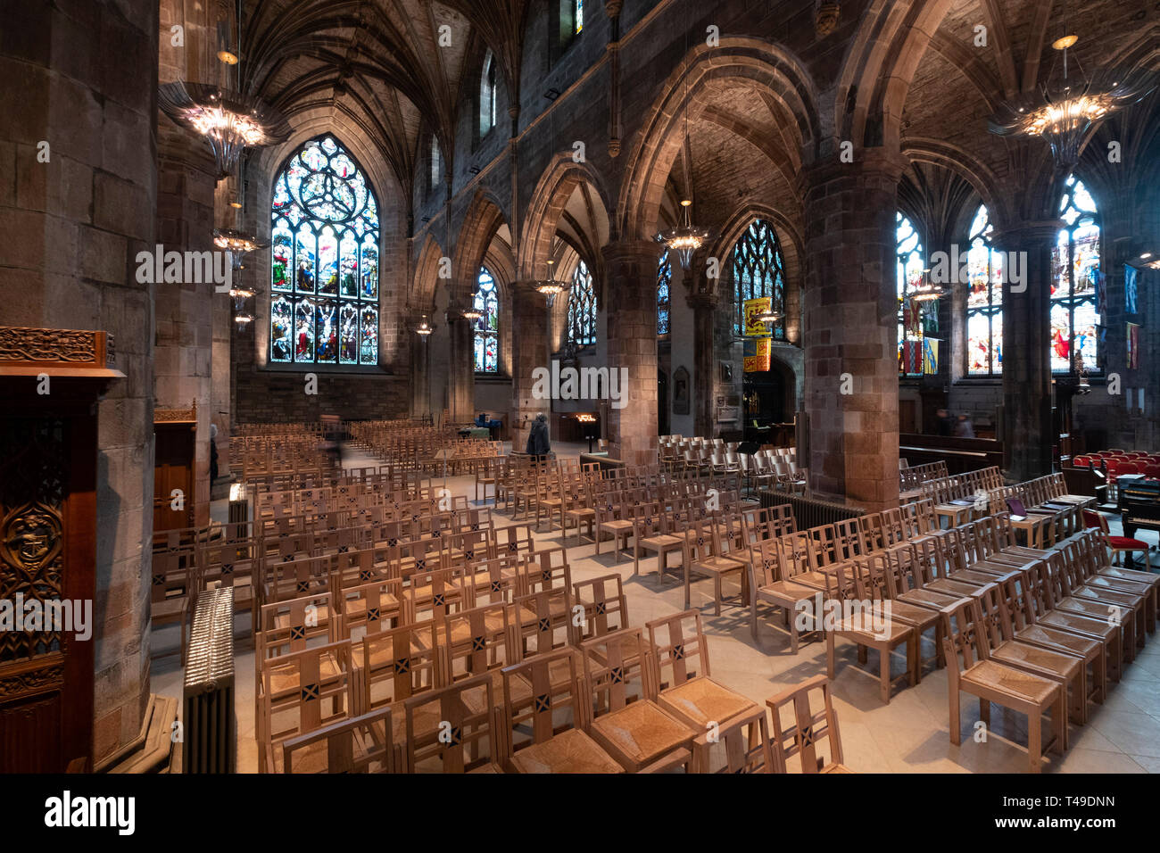 St Giles' Cathedral, Édimbourg, Écosse, Royaume-Uni, Europe Banque D'Images