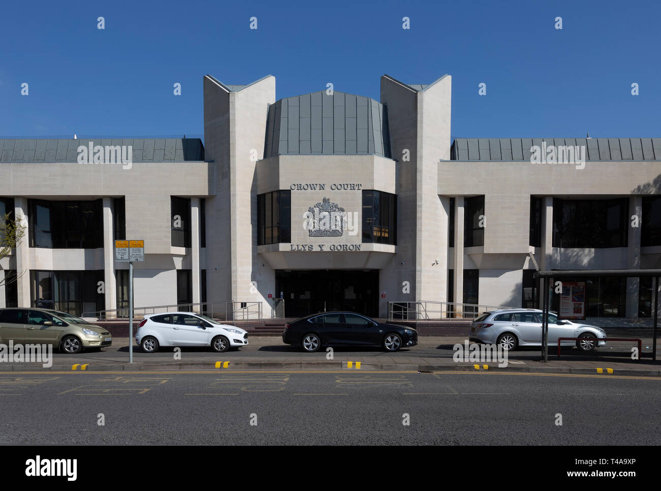 L'édifice de la Couronne à Swansea Banque D'Images