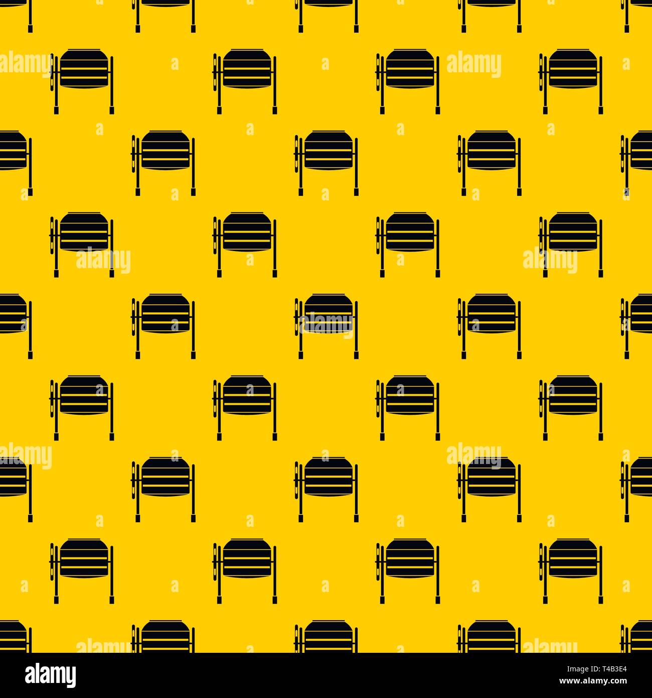 Bétonnière vector pattern Illustration de Vecteur