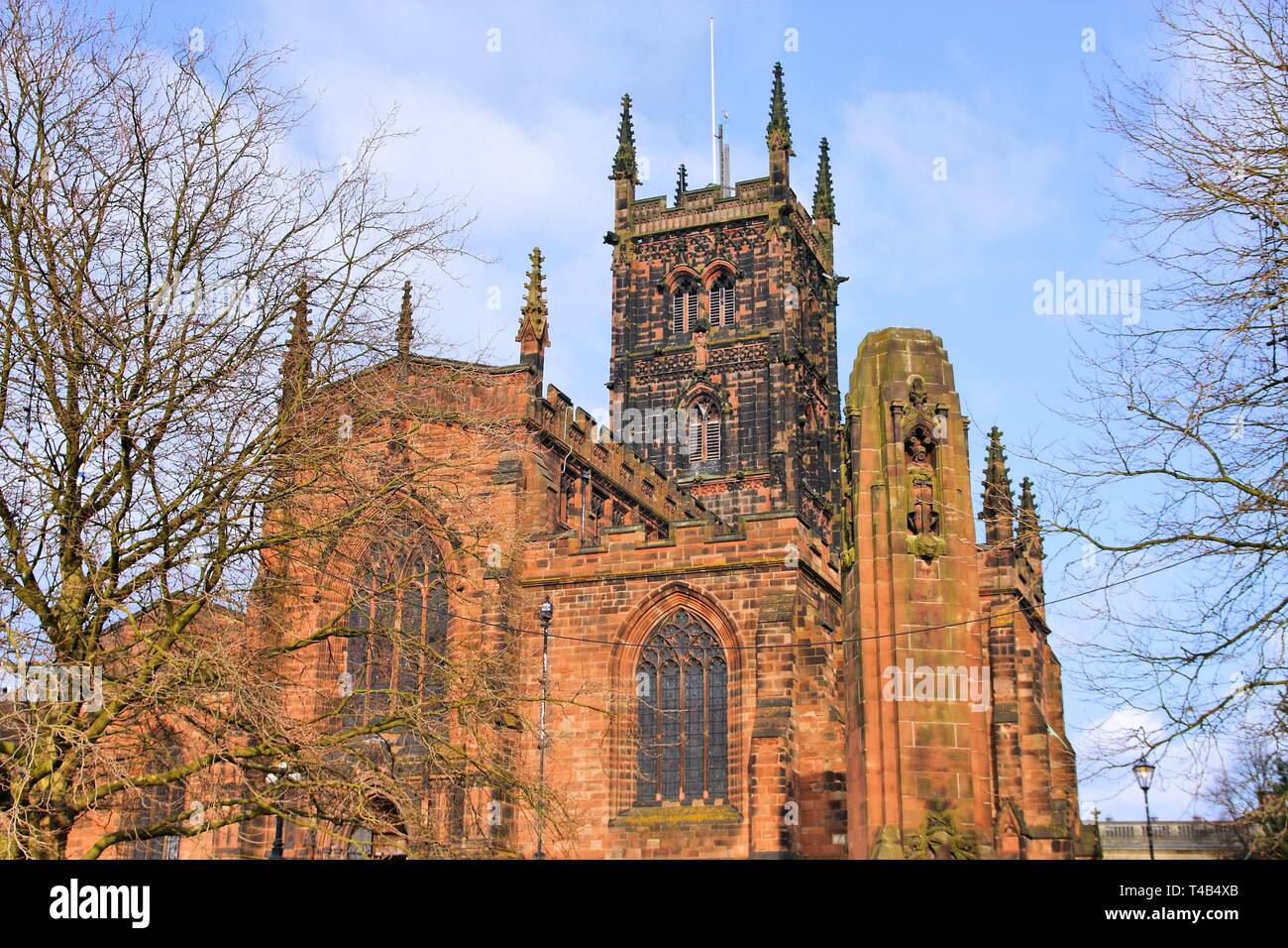 Wolverhampton West Midlands, Angleterre. La Collégiale Saint Pierre. Banque D'Images