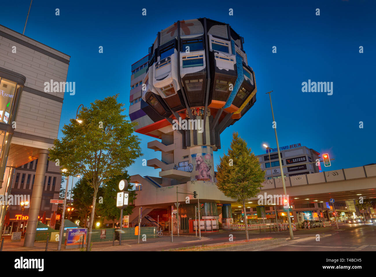 Bierpinsel, Schlossstrasse, Steglitz, Steglitz-Zehlendorf, Berlin, Deutschland Banque D'Images