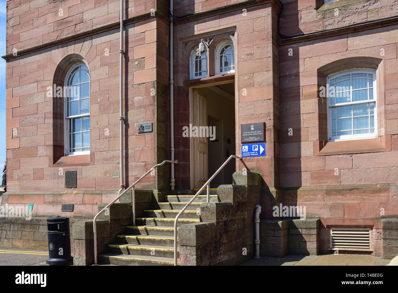 Shérif d'Inverness et la Cour de juge de paix, Castle Street, Inverness, Highlands, Écosse, Royaume-Uni Banque D'Images