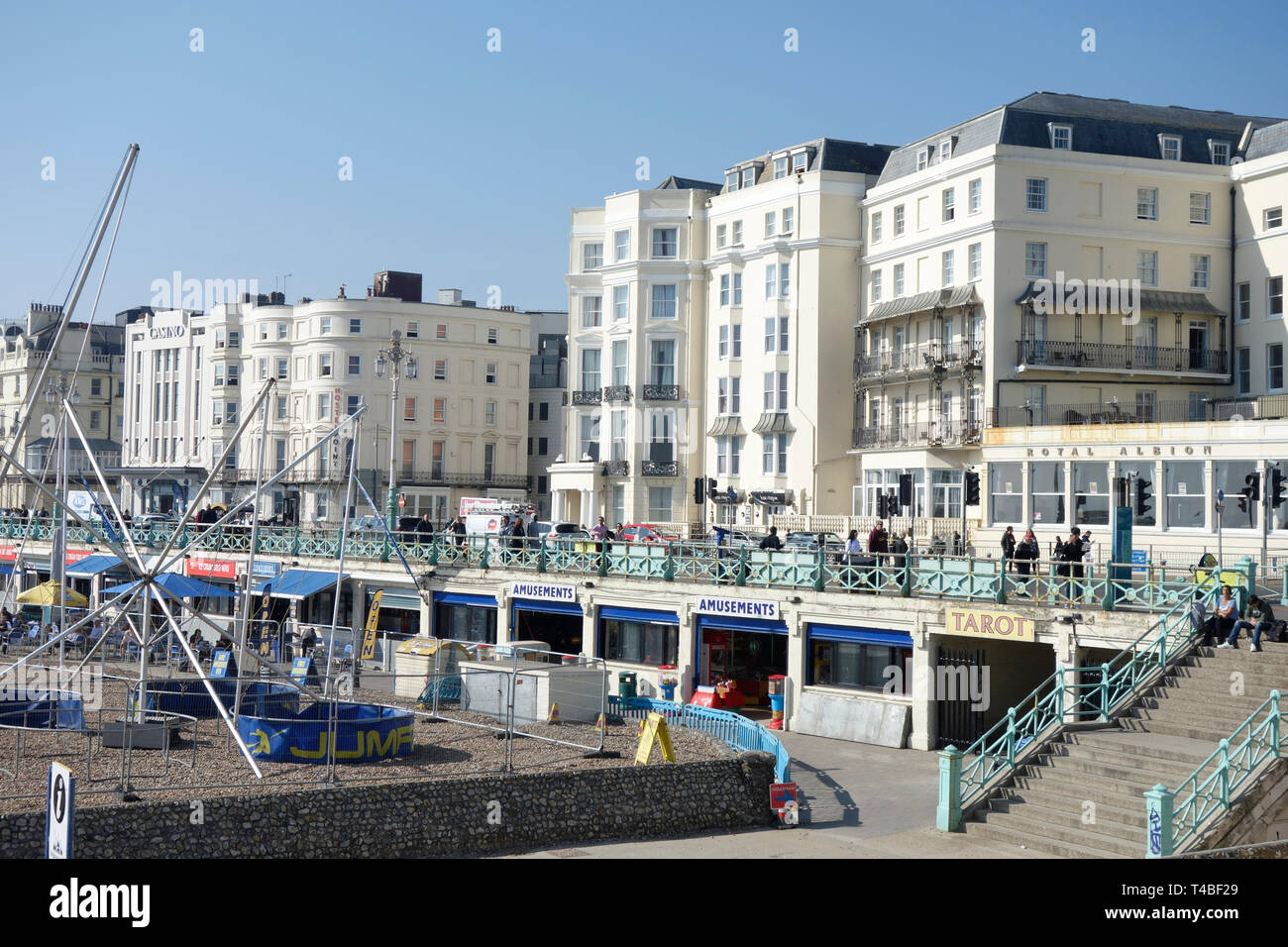 Front de mer de Brighton, East Sussex, Angleterre, Royaume-Uni. Banque D'Images