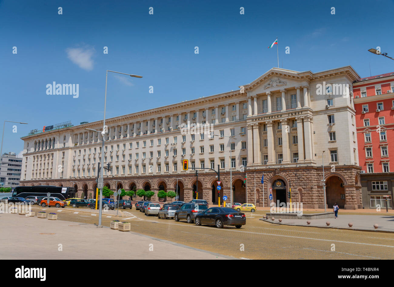 Ministerratsgebaeude, Sofia, Bulgarie, Ministerratsgebäude Banque D'Images