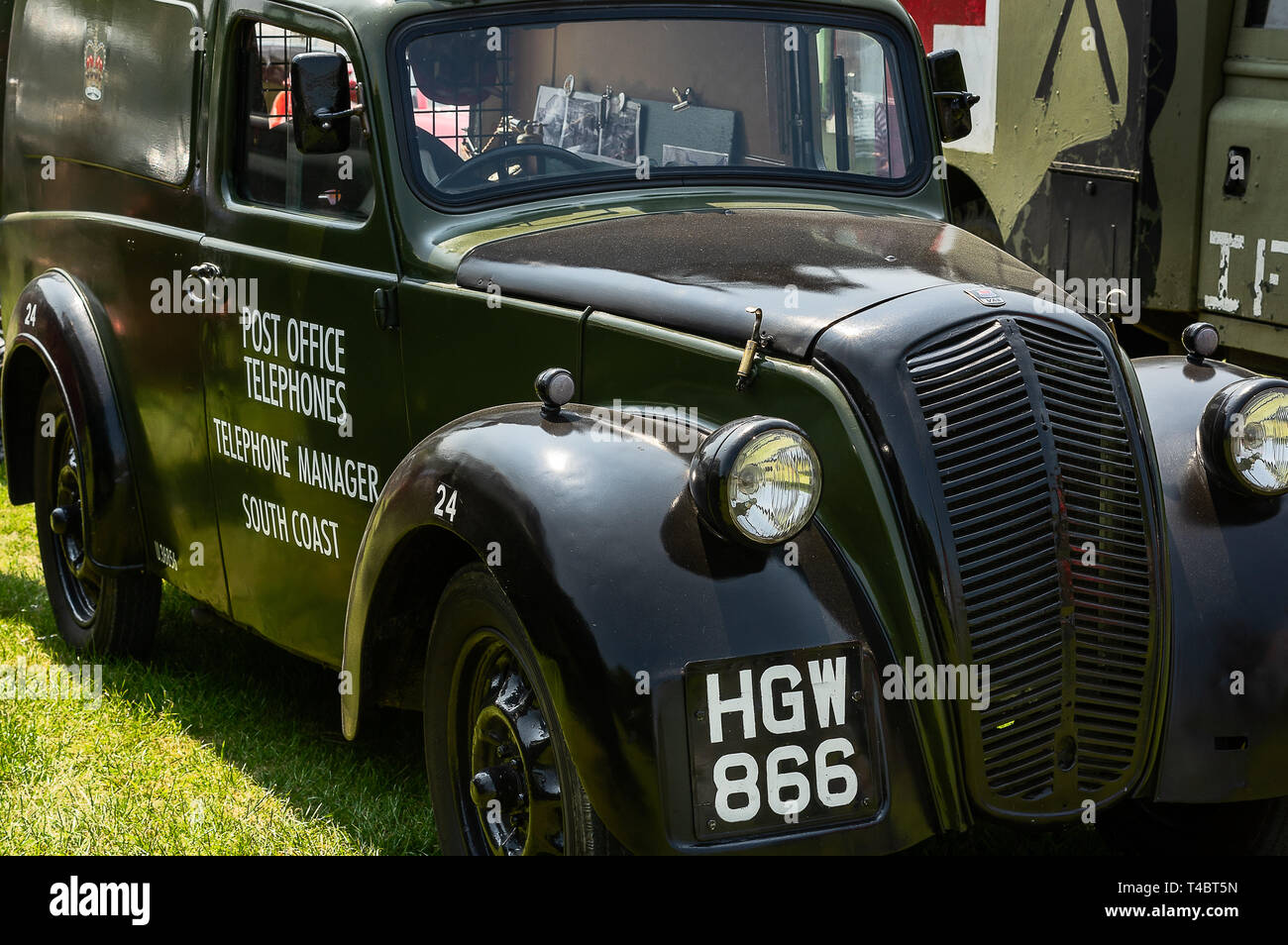 Une série Z 1946 Morris van sur l'affichage à une exposition de voiture Banque D'Images