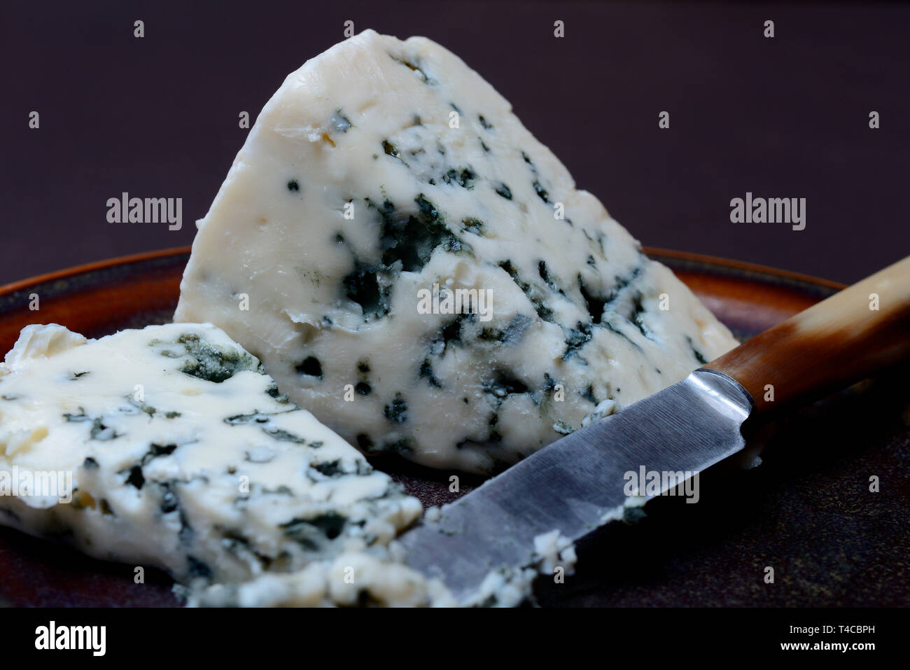 Le Roquefort, Blauschimmelkaese Banque D'Images