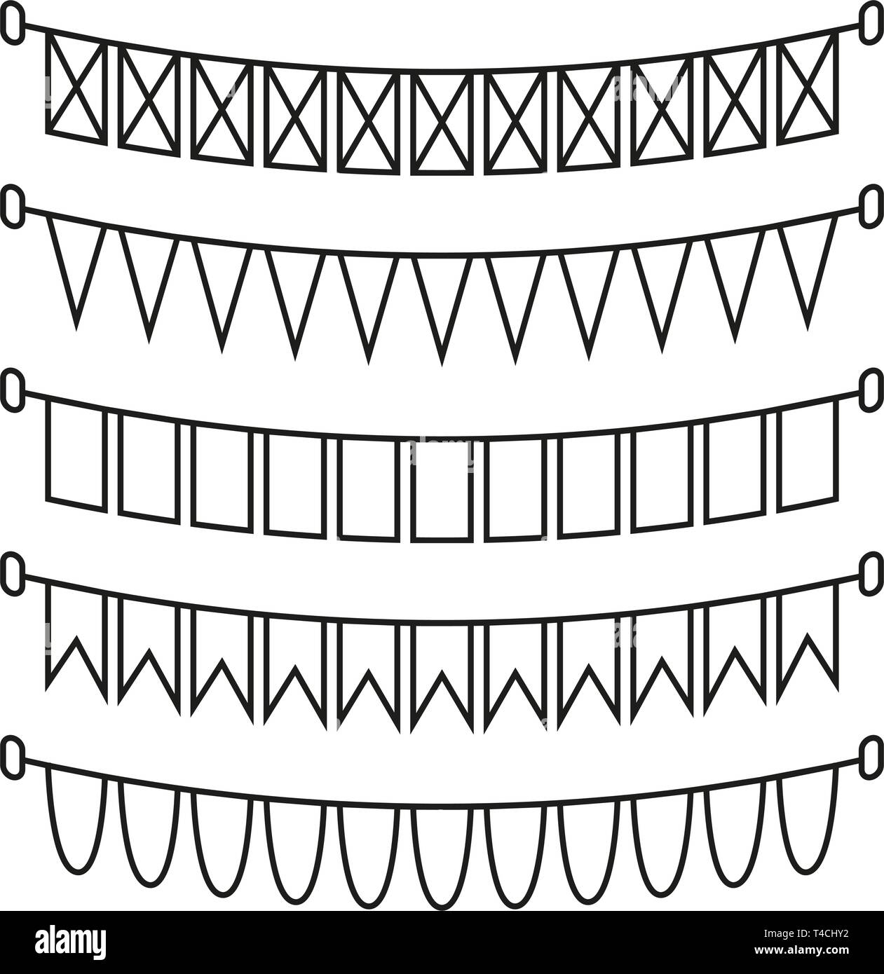 Les Dessins Au Trait Noir Et Blanc Maison De Drapeaux Guirlande Decorative Le Theme D Anniversaire Pour L Illustration Vectorielle Icone Stamp Etiquette Certificat Brochure G Image Vectorielle Stock Alamy Les Dessins Au Trait Noir Et Blanc Maison De Drapeaux Guirlande Decorative Le Theme D Anniversaire Pour L Illustration Vectorielle Icone Stamp Etiquette Certificat Brochure G Image Vectorielle Stock Alamy
