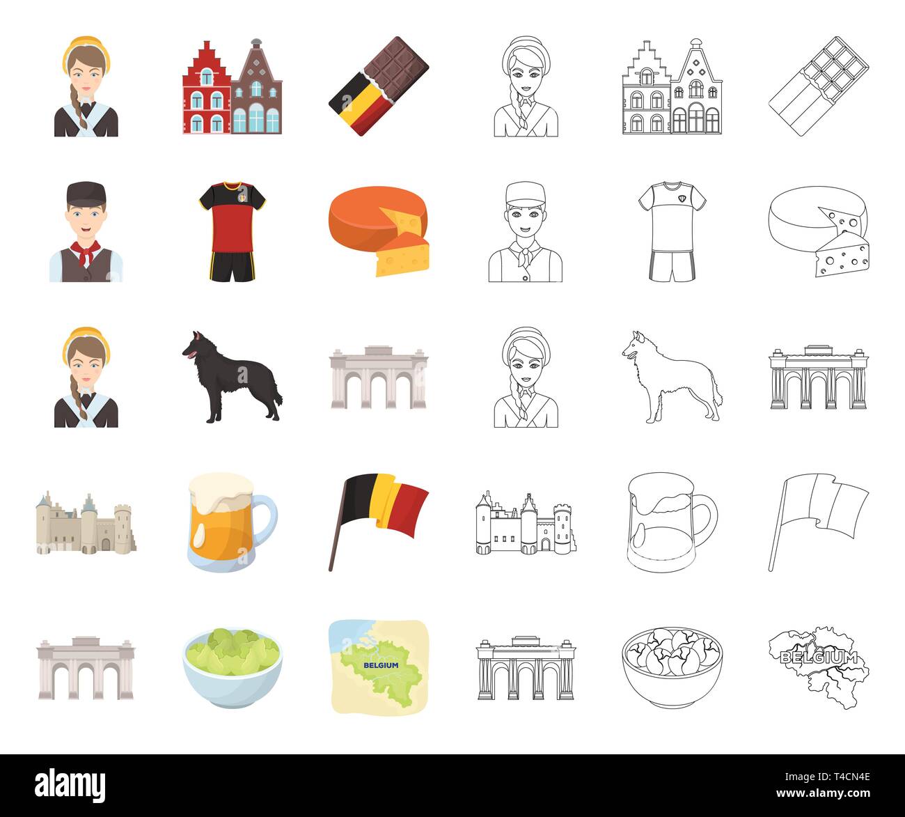 Attributs,armes, bière,,Belgique,belge,bâtiment,chou,dessin,plan,château,fromage,chocolat,vêtements,manteau,collection continent,pays,Culture,sur,design,dessert,chien,fonctionnalités,flag football,verre,icône,maison,EN,illustration,isolé,intéressant,logo,lion,homme,mug,national,salade,population,plaque,set,signer,douceur,territoire,symbole vecteur,voyages,web,plaquettes,femme vecteurs vecteur , Illustration de Vecteur