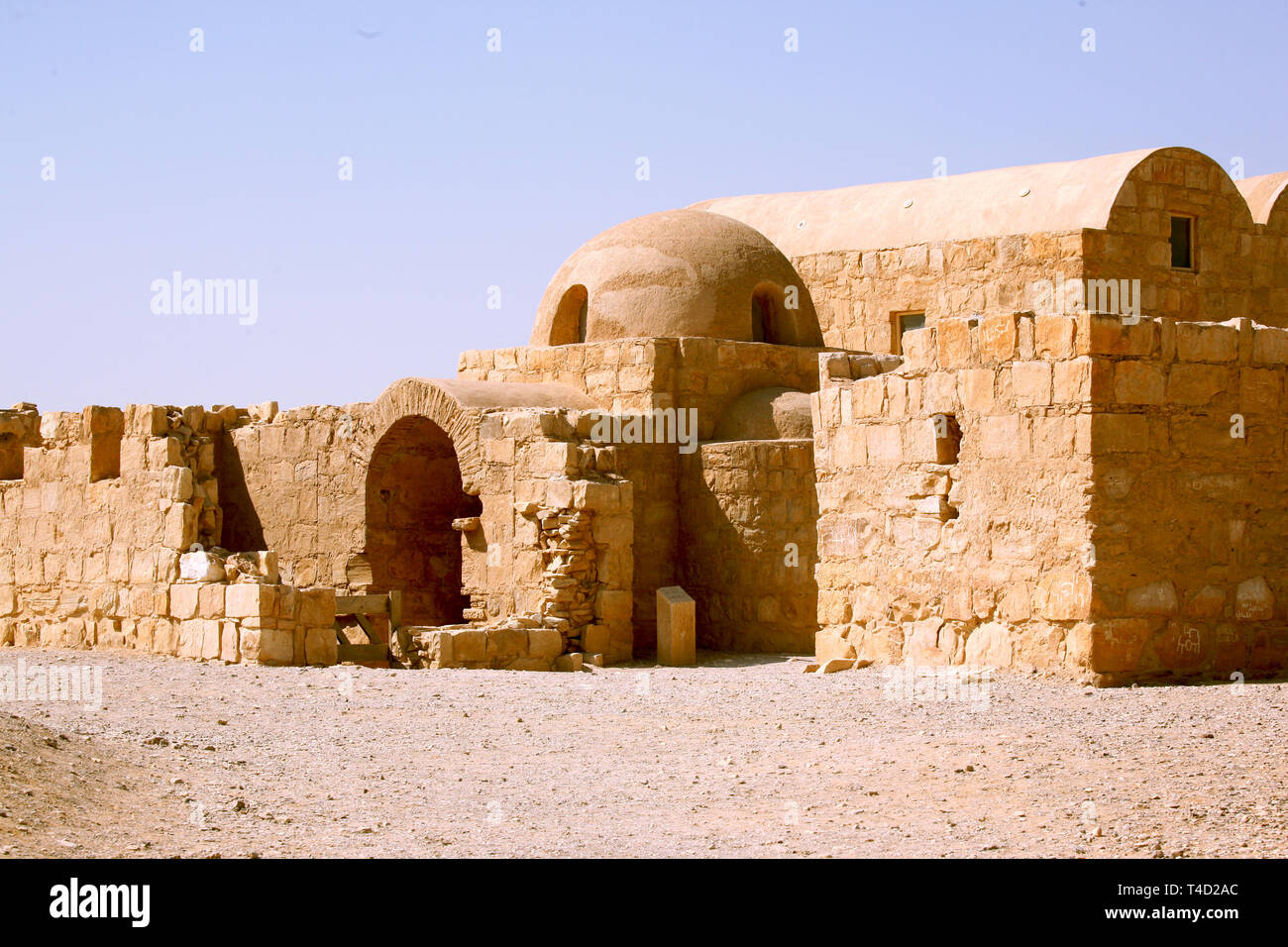 Châteaux du désert de Jordanie Amman Banque D'Images