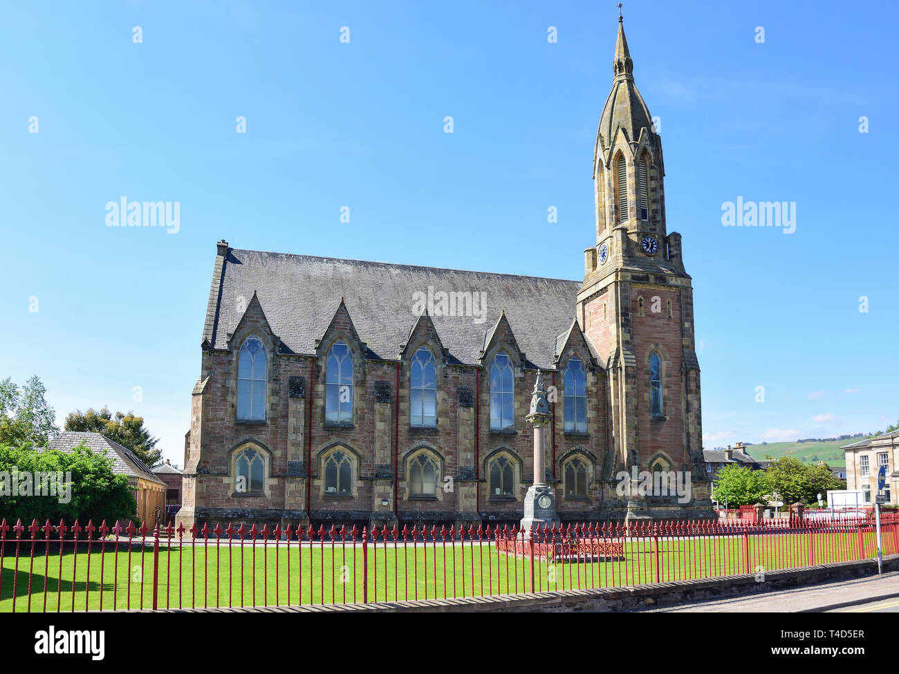 Dingwall et Église libre Beauly, High Street, Dingwall, Highland, Ecosse, Royaume-Uni Banque D'Images