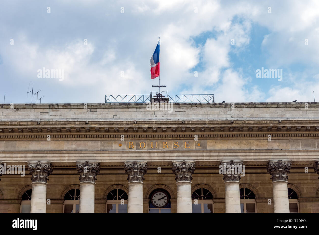 Bourse de Paris bourse - France Banque D'Images