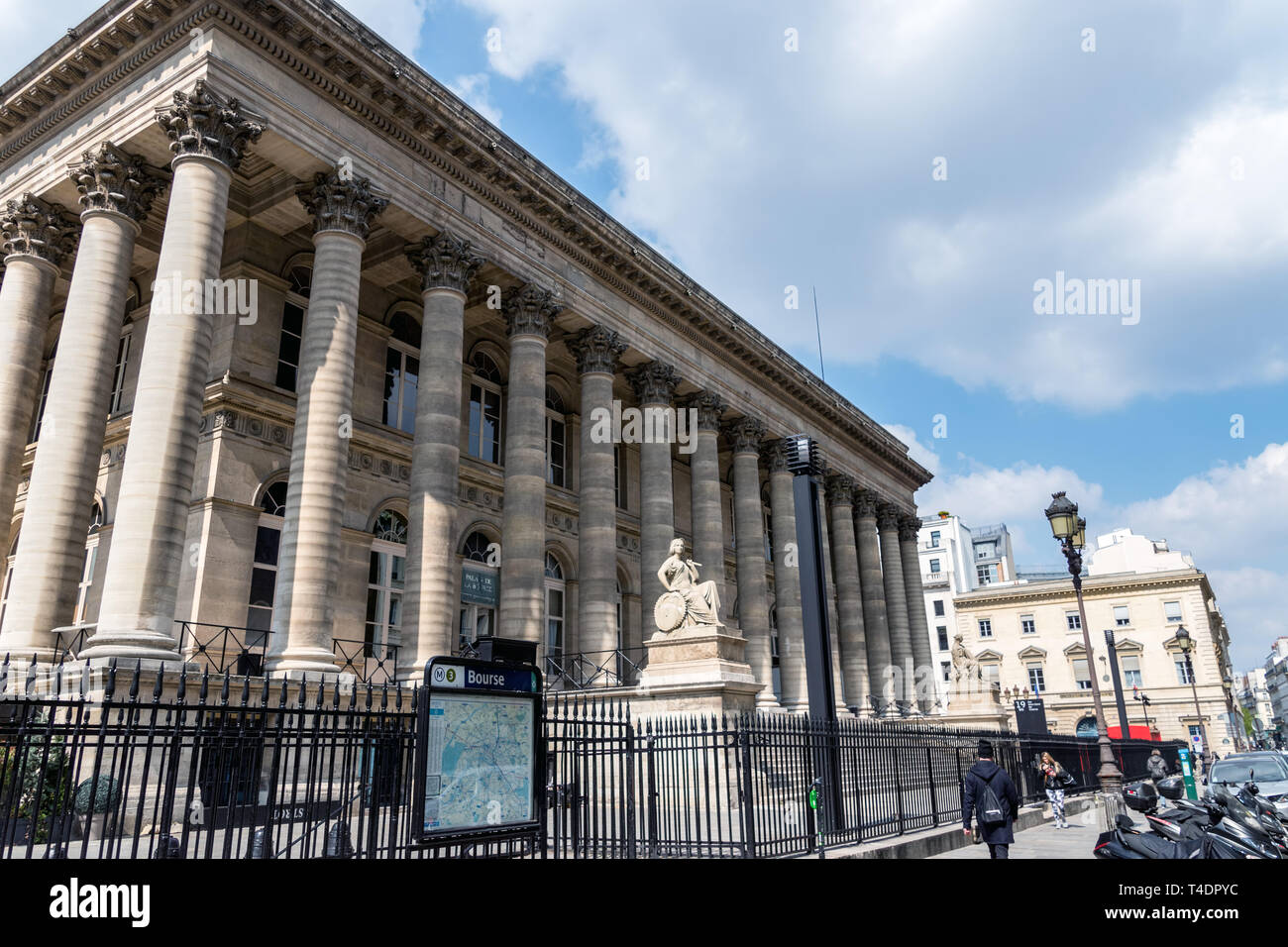 Bourse de Paris bourse - France Banque D'Images
