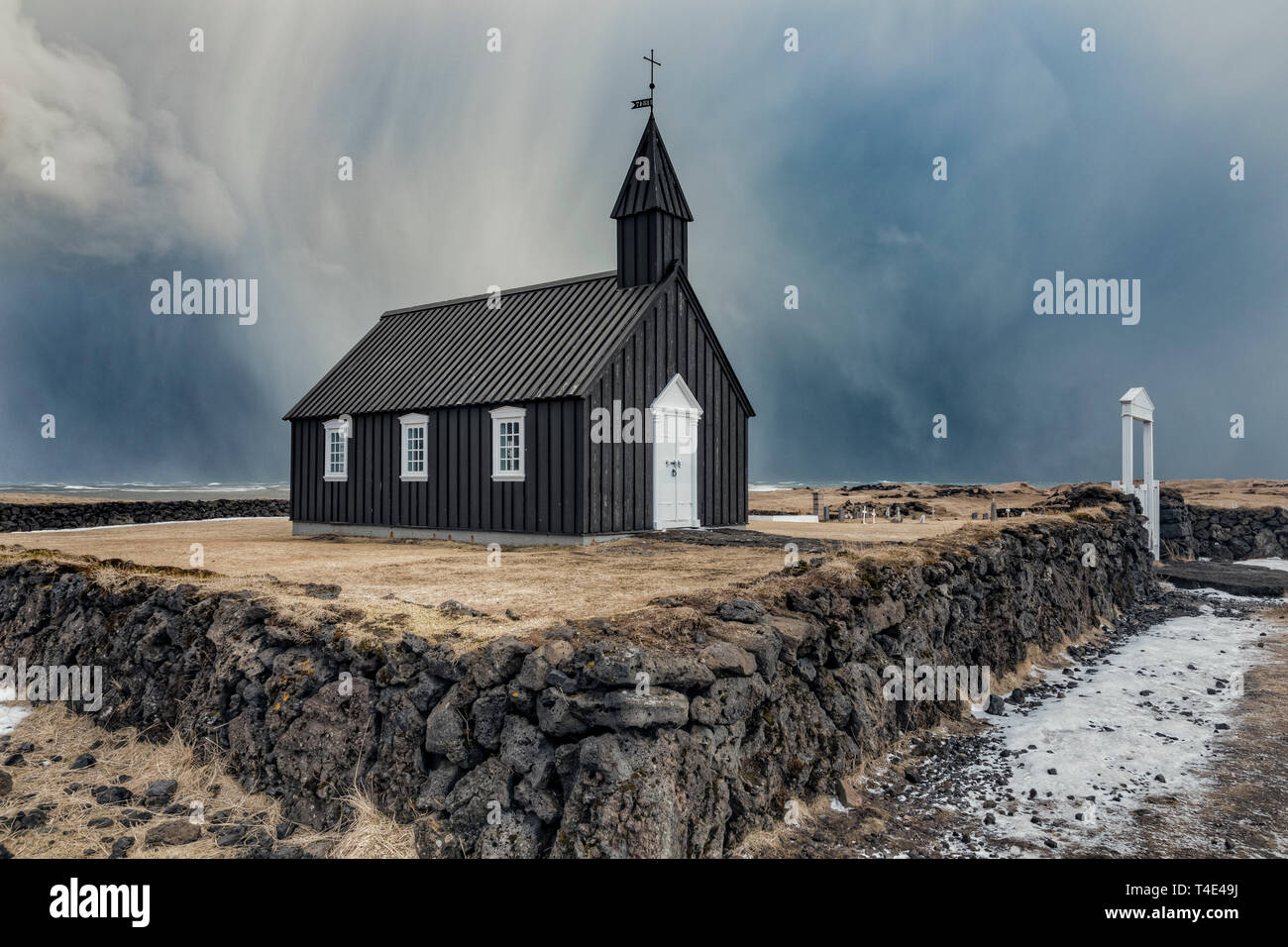 Budir, Snaefellsnes, Islande, Europe Banque D'Images