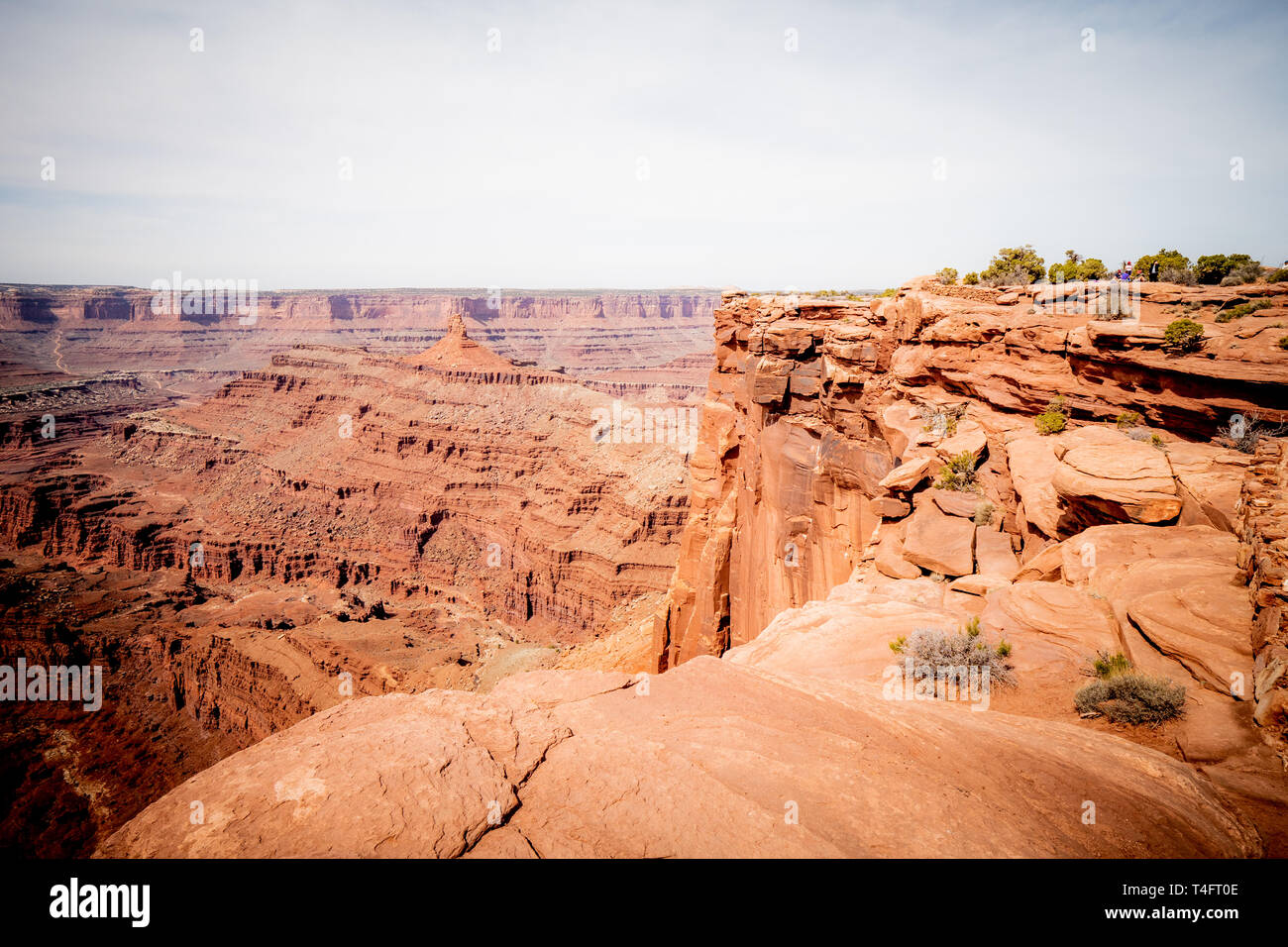 La vallée de l'infini à Dead Horse Point dans l'Utah Banque D'Images