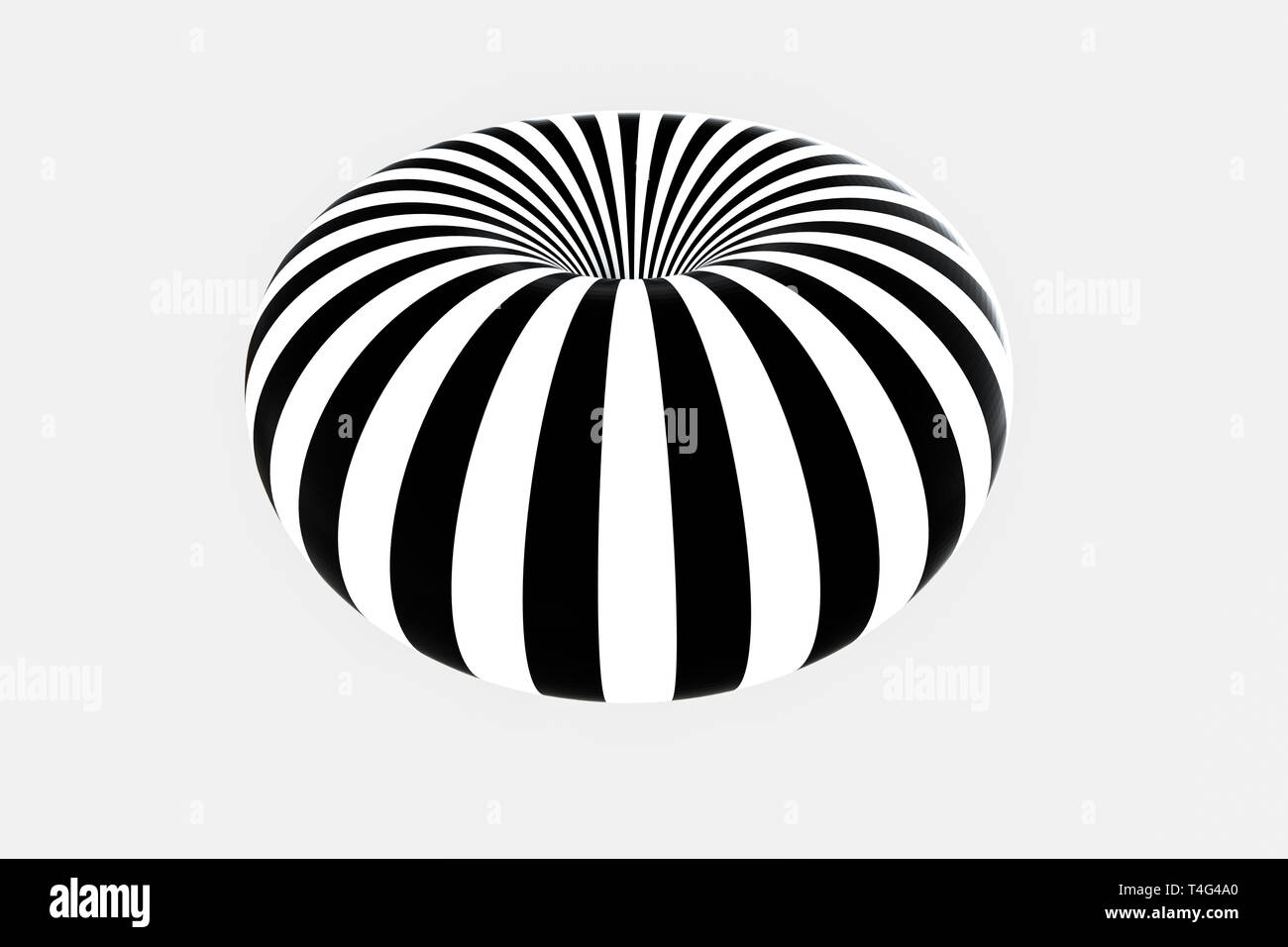 Bande blanche et noire, lignes répétitives, rendu 3D, ordinateur digital background Banque D'Images
