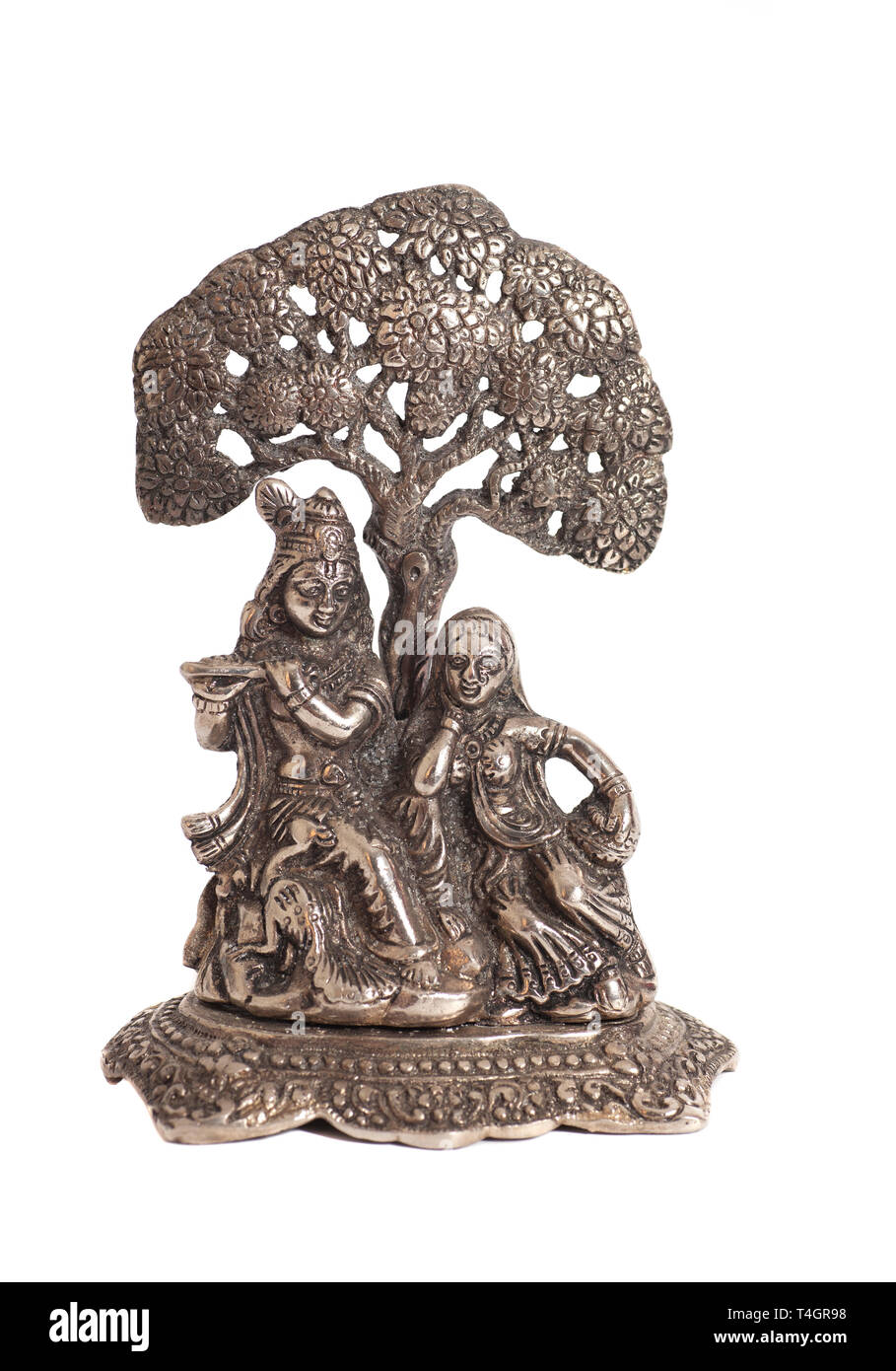 Krishna et Radha Banque D'Images