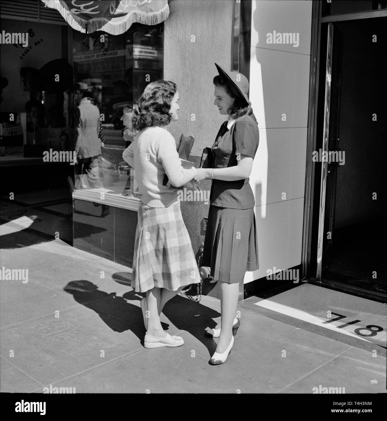 Vintage photo d'une femme Banque D'Images