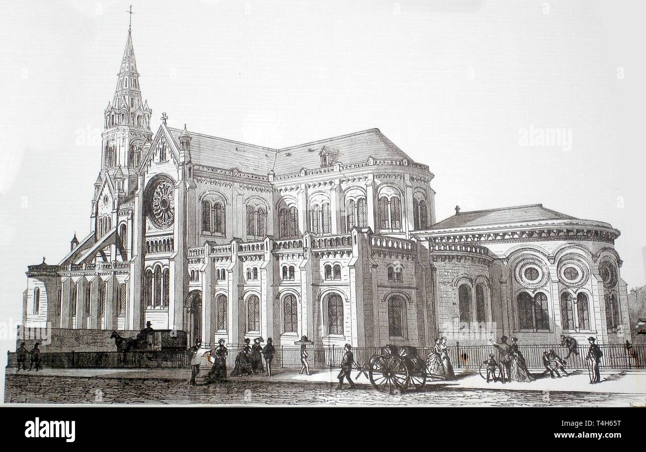 De droit relatives à la Cathédrale Notre Dame Banque D'Images