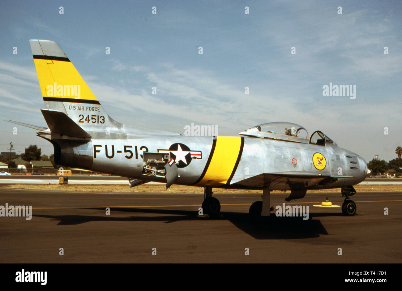 USAF United States Air Force North American F-86F Sabre Banque D'Images