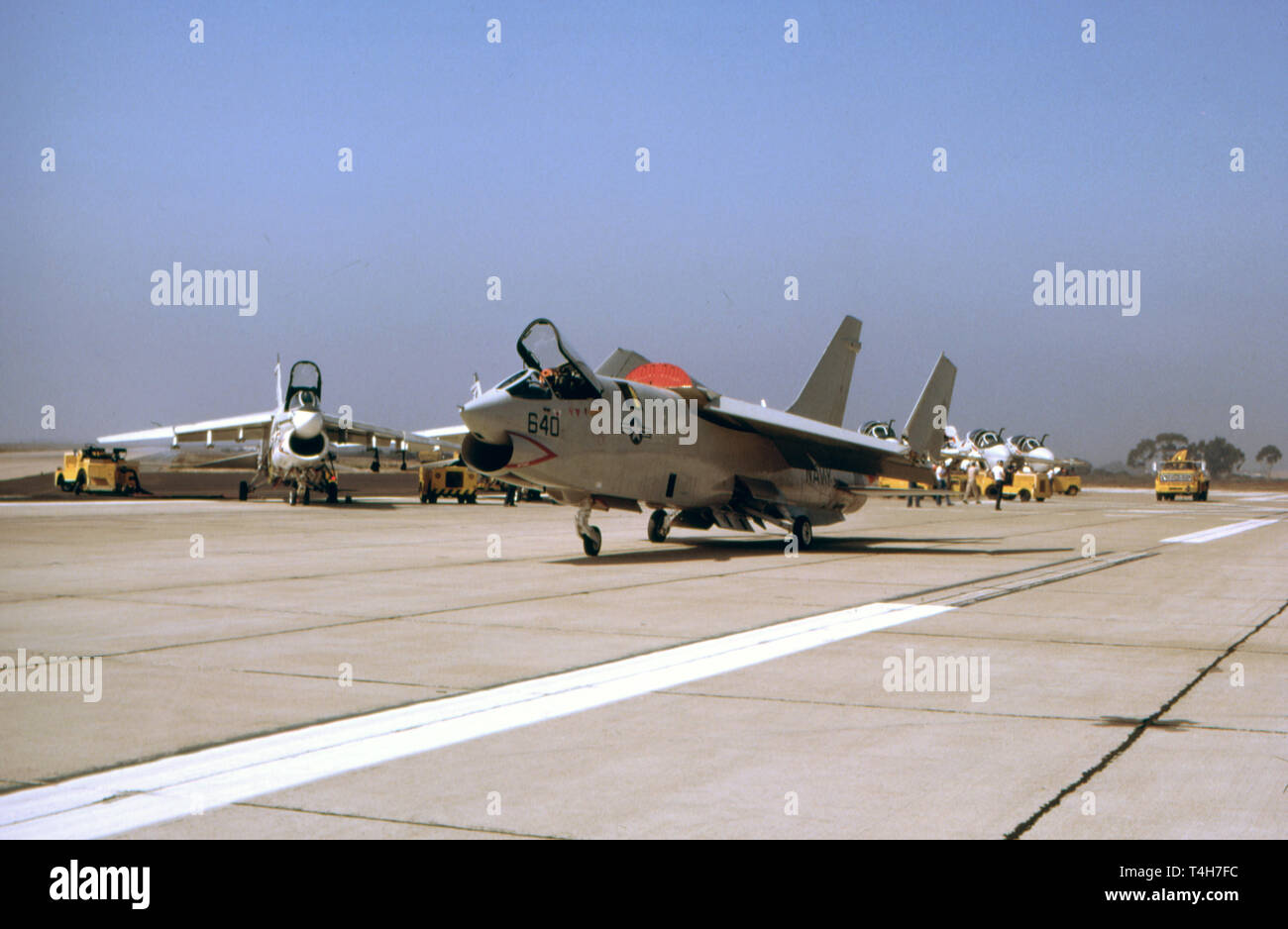 US NAVY / United States Navy Vought RF-8G Crusader Banque D'Images