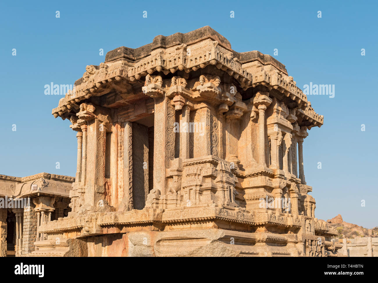 Vijaya Vitthala temple, Hampi, Inde Banque D'Images
