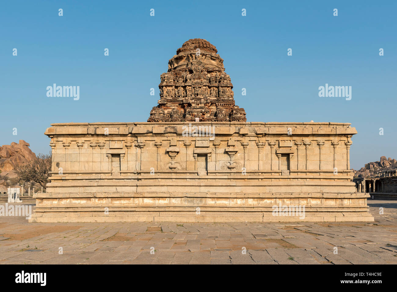 Vijaya Vitthala temple, Hampi, Inde Banque D'Images