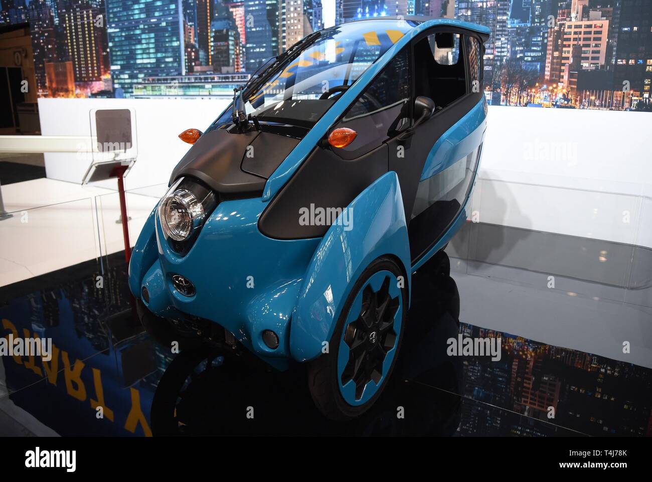 New York, NY, USA. 17 avr, 2019. Toyota JE Road présents à New York International Auto Show - MON, Jacob K. Javits Convention Center, New York, NY Le 17 avril, 2019. Credit : Kristin Callahan/Everett Collection/Alamy Live News Banque D'Images