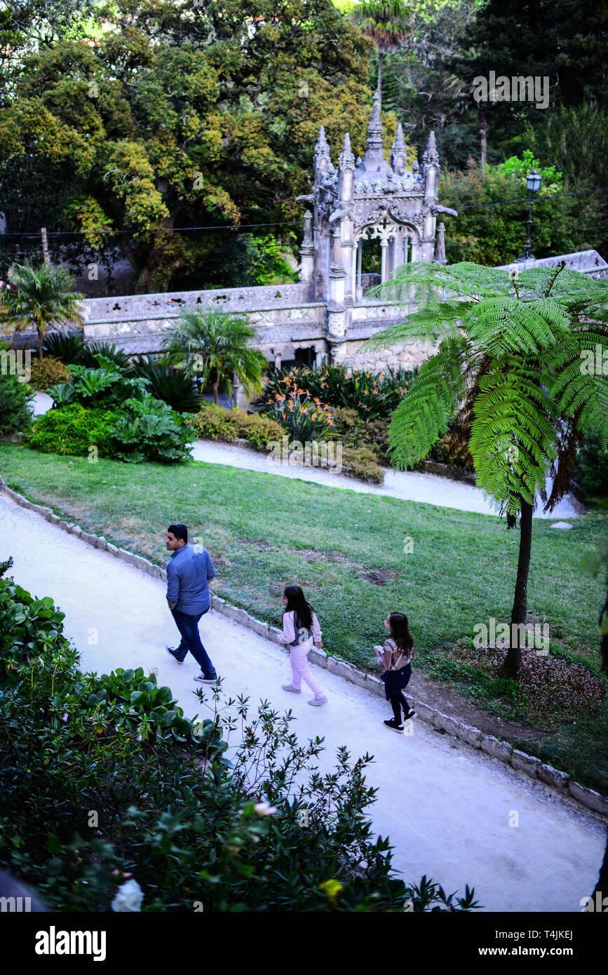 Près de Quinta da Regaleira Sintra, Portugal Banque D'Images