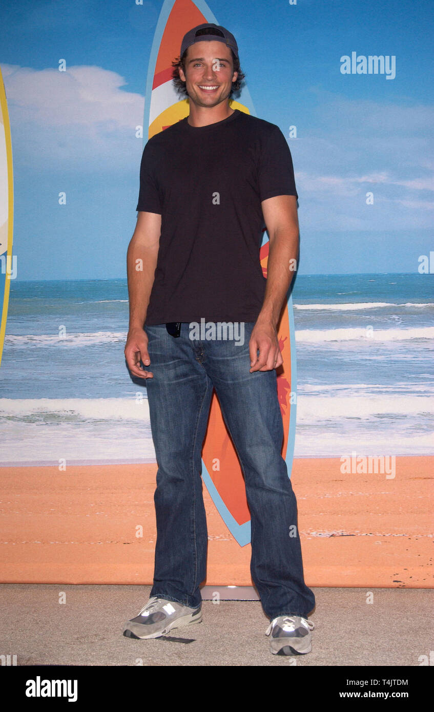 LOS ANGELES, CA. 08 août 2004 : l'acteur Tom Welling au Teen Choice Awards 2004 à Universal Studios, Hollywood. Banque D'Images