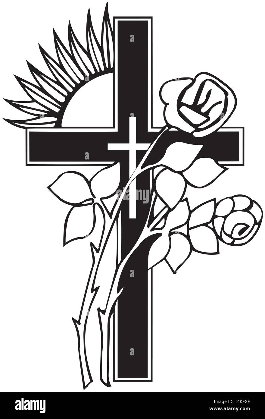 Symboles catholiques et orthodoxes, des scènes bibliques, des bougies et des fleurs de pierres tombales décorations Illustration de Vecteur Symboles catholiques et orthodoxes, des scènes bibliques, des bougies et des fleurs de pierres tombales décorations Illustration de Vecteur